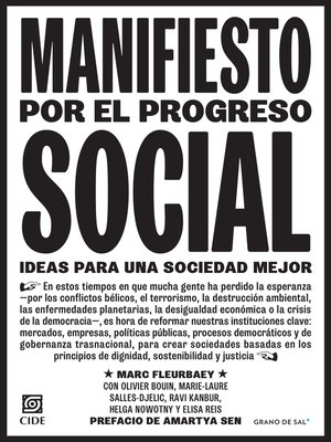 cover image of Manifiesto por el progreso social
